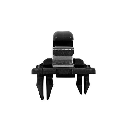 runmade Interior Black Sun Visor Hook Clip Bracket Compatible with Audi A1 A3 A4