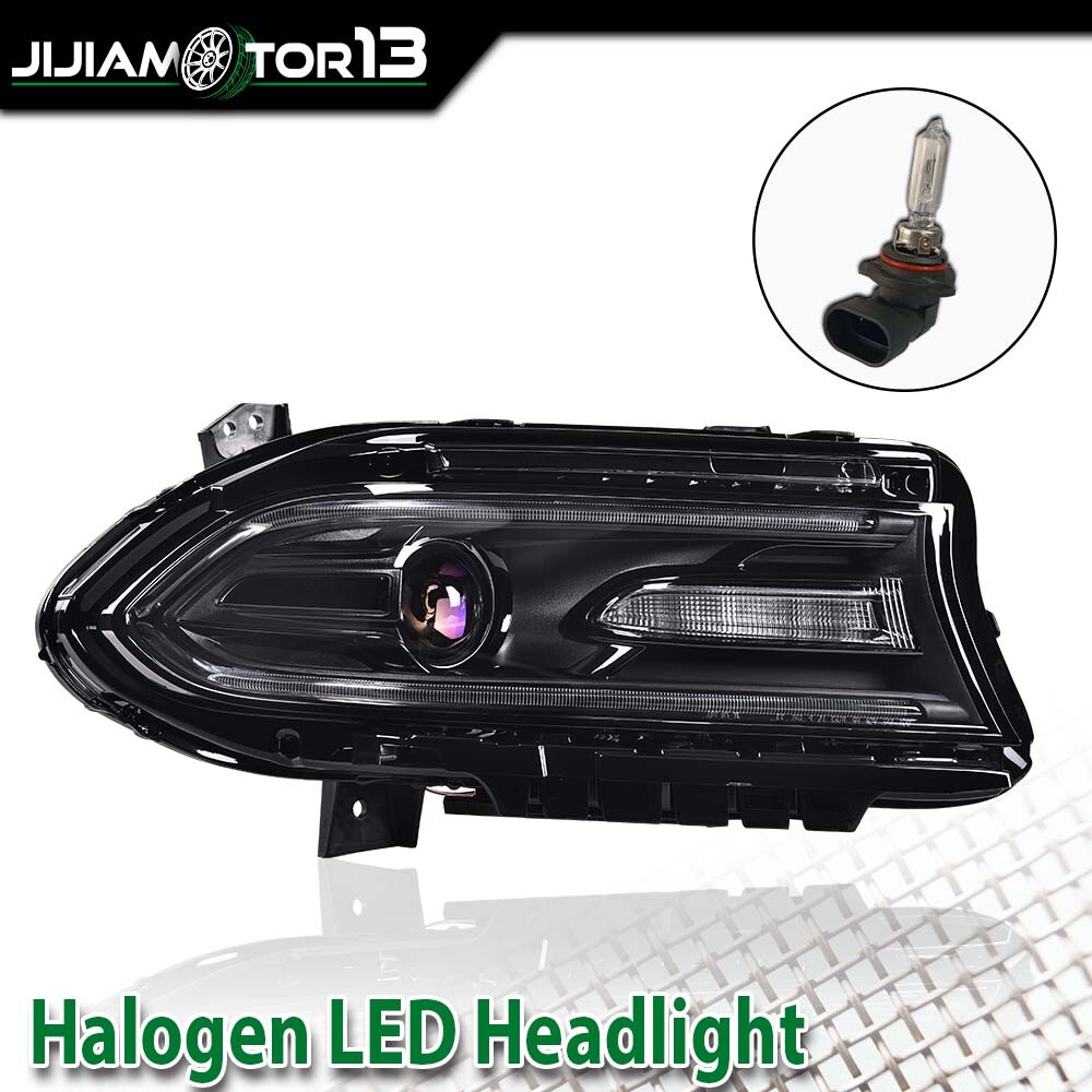 HALOGEN HEADLIGHT LAMP RIGHT PASSENGER SIDE FIT FOR DODGE CHARGER 2015-2022