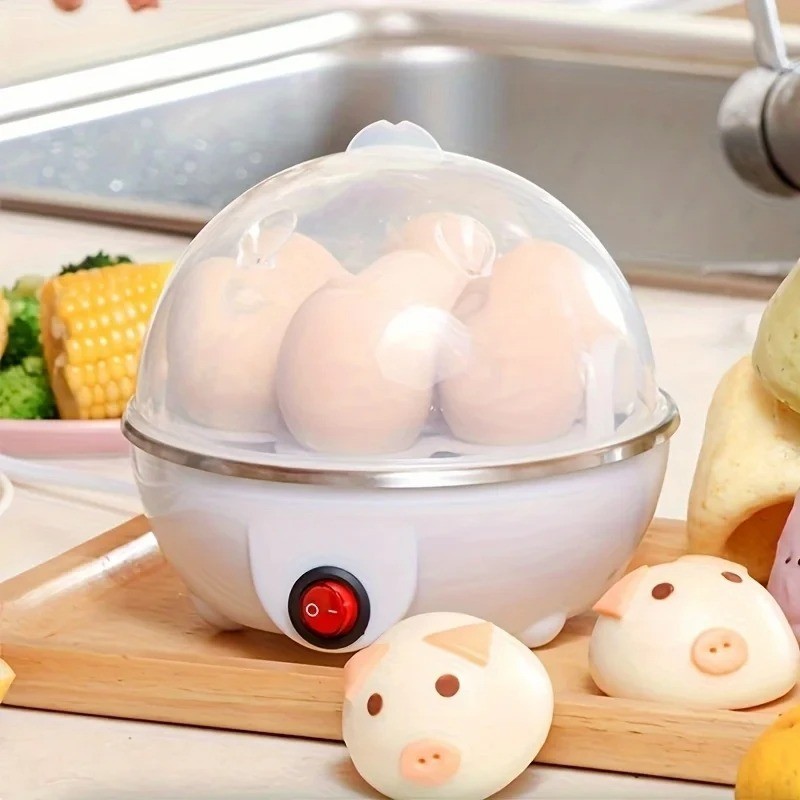 Multi-Functional 7 Egg Cooker Steamer Custard Boiled Egg Maker Kitchen Tool