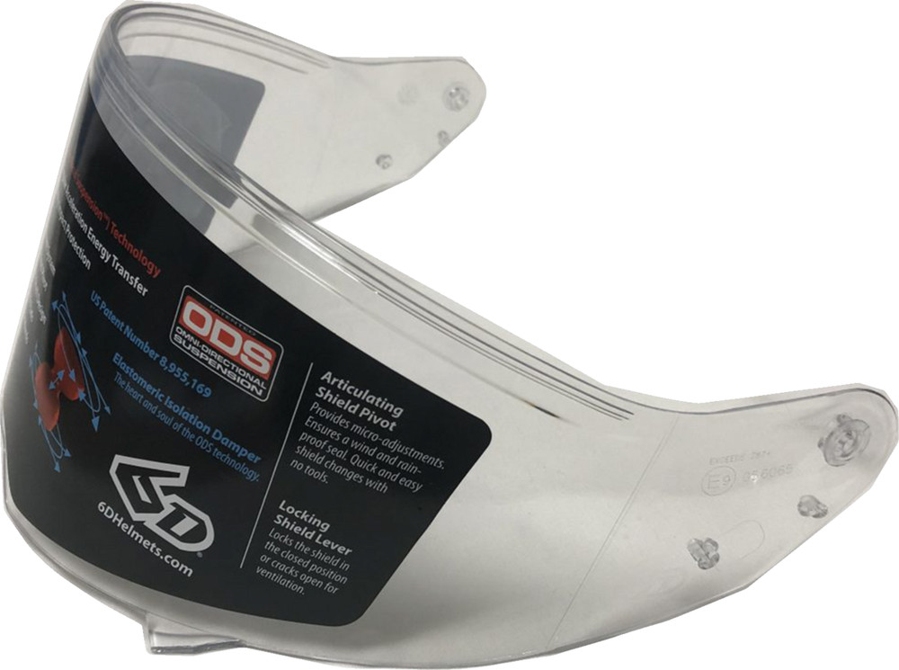 6D HELMETS - 82-5001 - ATS-1R Shield - Clear