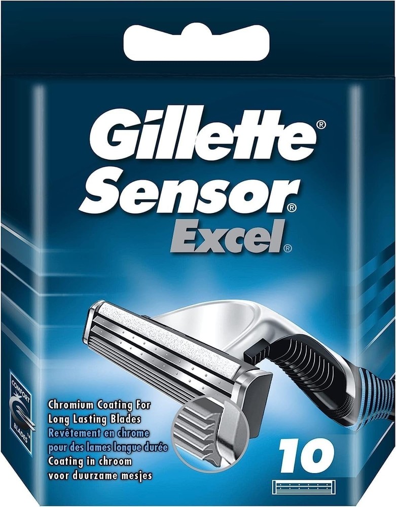 Gillette Sensor Excel Razor Blades - 50 Cartridges