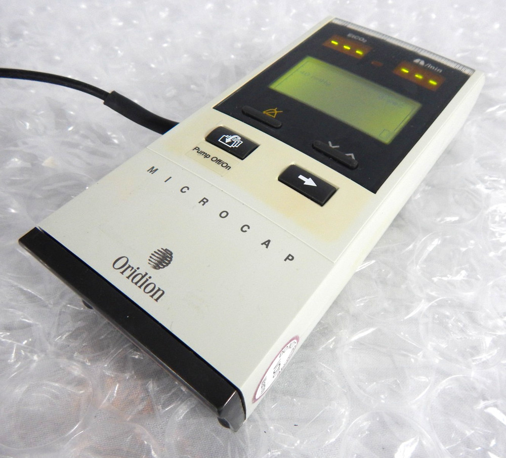 ORIDION MICROCAP HANDHELD CAPNOGRAPH S/N 451