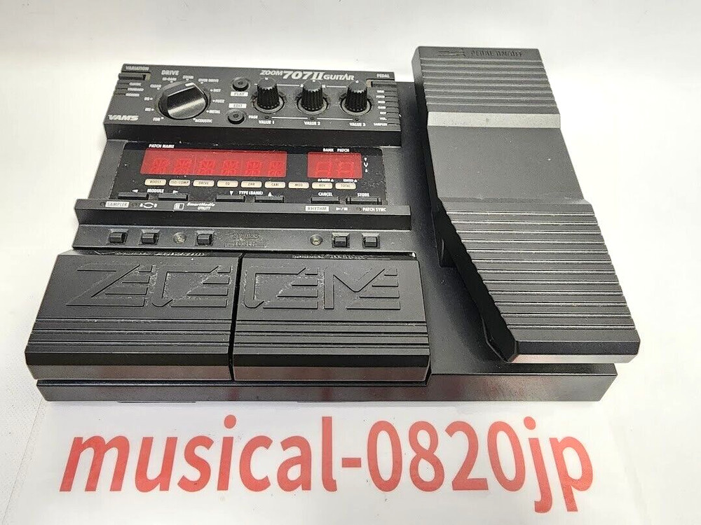 ZOOM 707 II Multi effector Guitar pedal