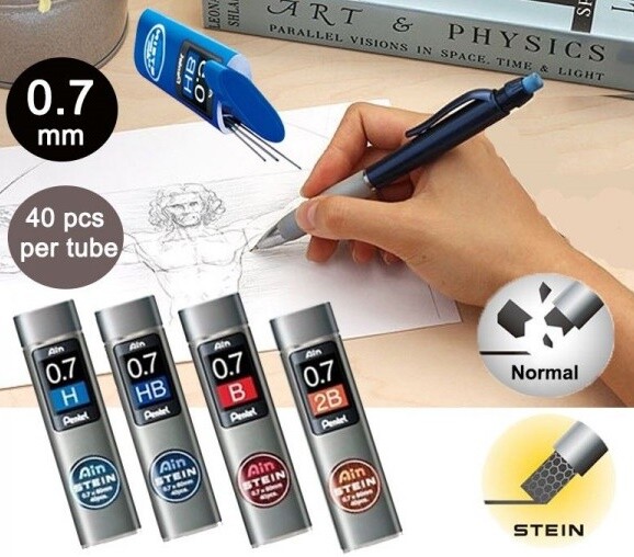 PENTEL Ain Stein Lead 0.7 mm C277 HB/B/2B 40pcs (Select)
