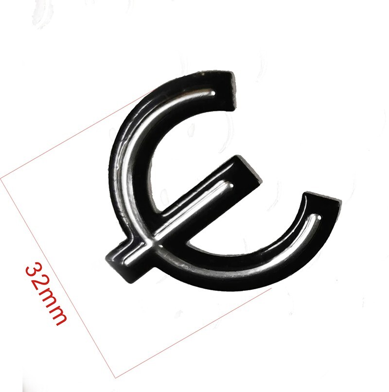 8PCS High Quality For Epiphone Guitar Pickguard Logo E Aelf Adhesion, Aluminum
