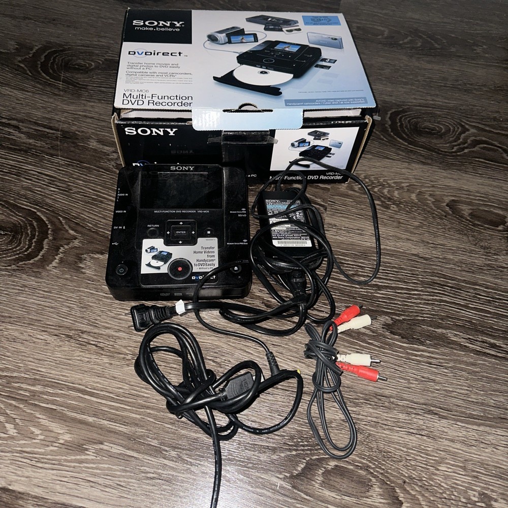 Sony VRD-MC6 Multi Function DVD Recorder Burner DVDirect - LNC - EUC