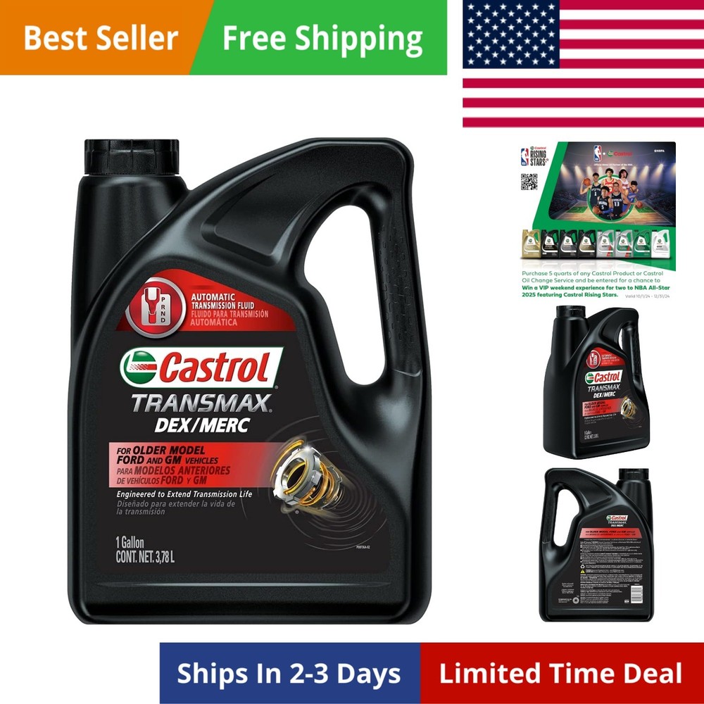 Transmax DEX/MERC Automatic Transmission Fluid, 1 Gallon