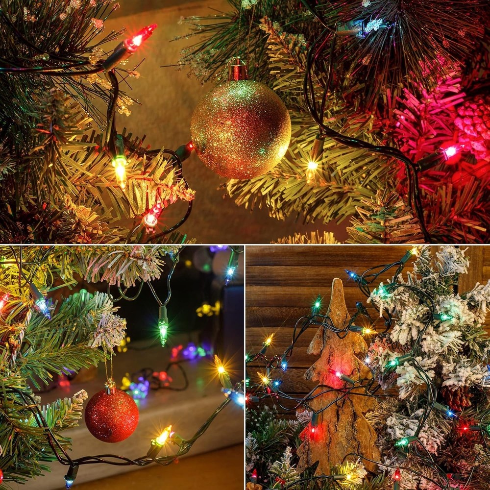 2PACK 50Count Easter String Lights,Christmas Lights Plug in,13FT Incandescent...