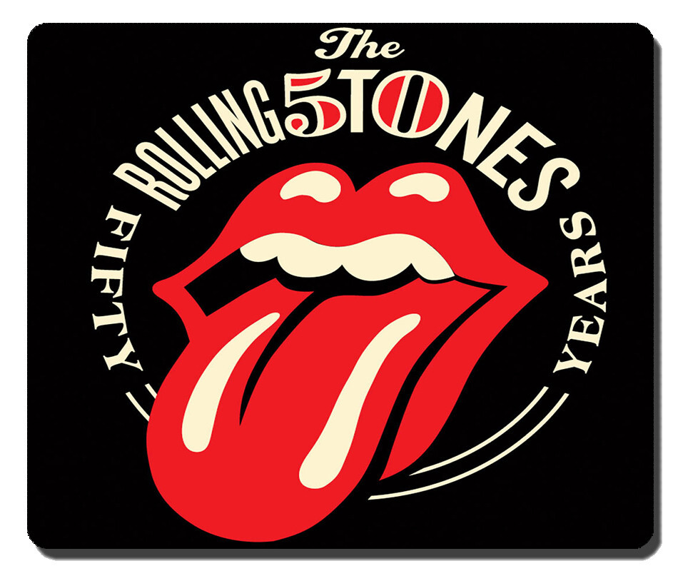 The Rolling Stones mousepad lock edge
