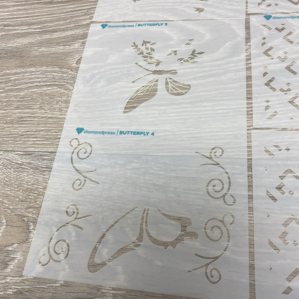 Diamond Press Playful Patterns Embossing and Stencil Kit 852096