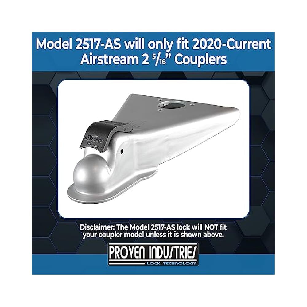 Durable Trailer Security Lock, Protects Against Tools & Theft Attempts