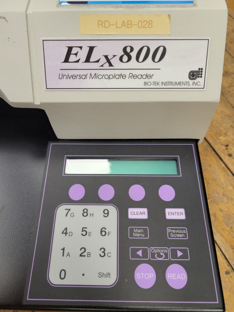 Bio-Tek Instruments ELx800 Universal Microplate Reader Absorbance 24VDC 40 Watt