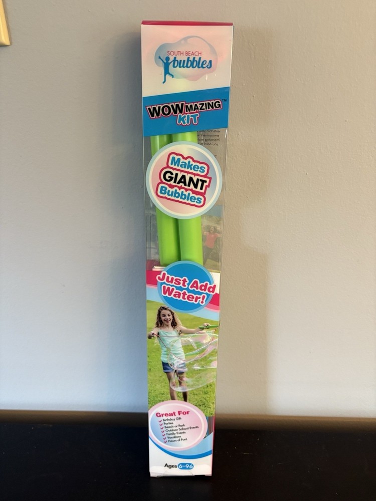 WOWMAZING GIANT Bubbles Kit Plus-Big Bubble Wand