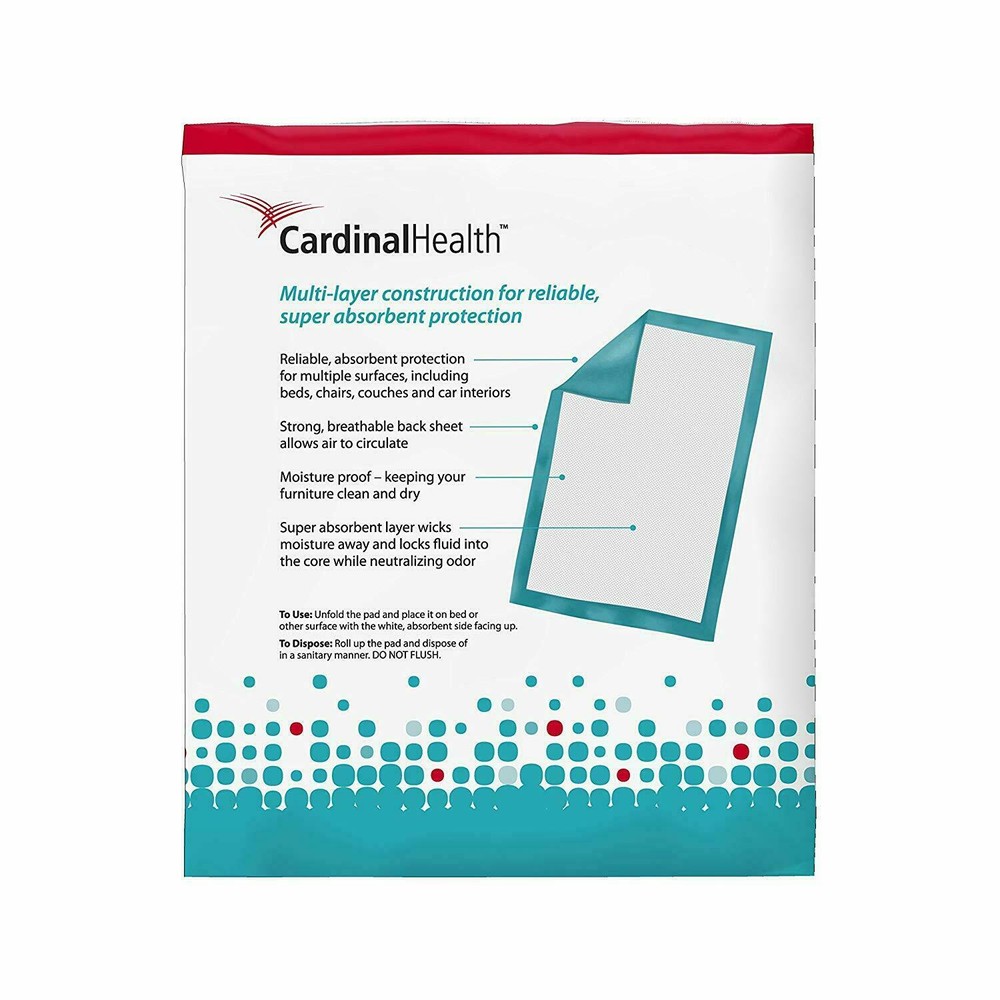 Cardinal Health Protective Underpad Premium Absorbency Extra-Large 10 CT