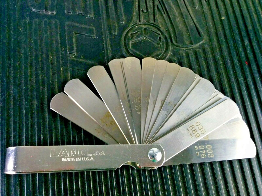 #af728  LANG TOOLS FEELER GAUGE 32 BLADE SET 36A