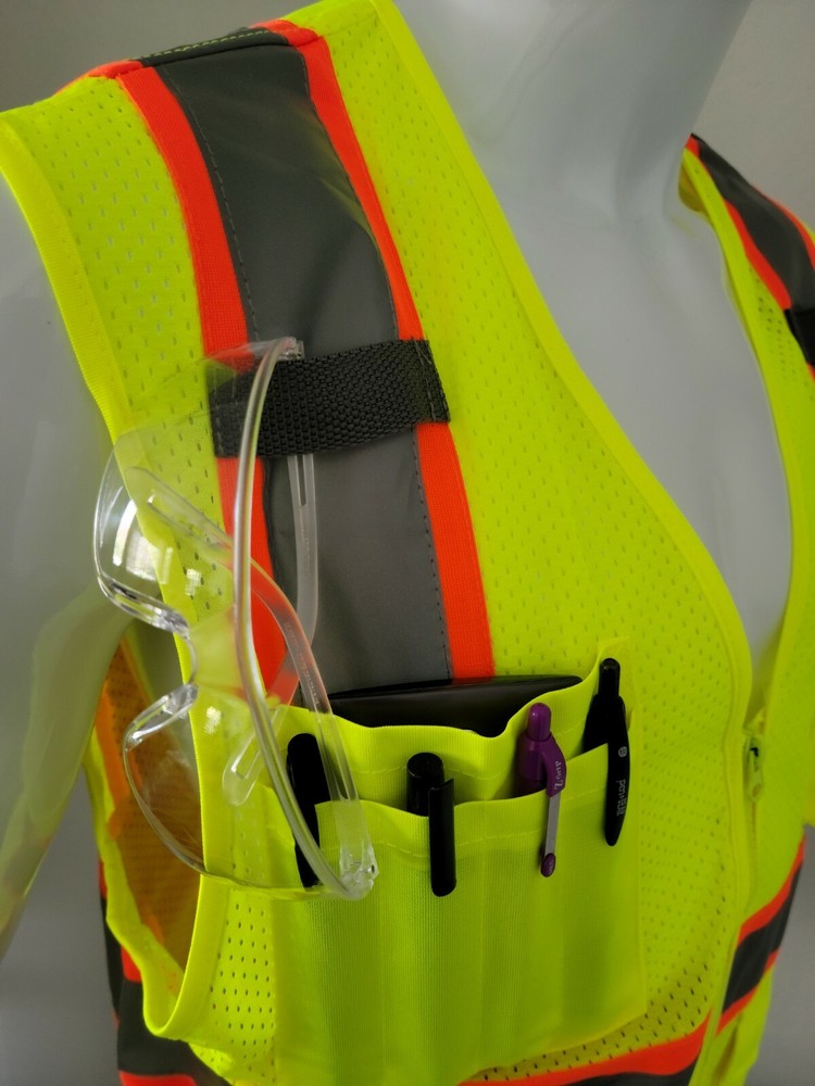 Yellow High Visibility Safety Vest.
