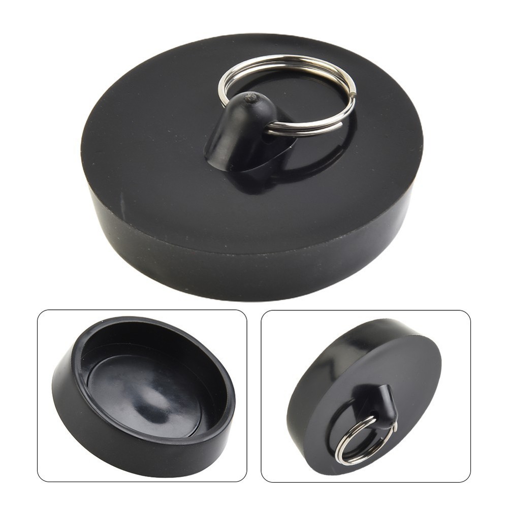 Replacement Garden Home Kitchen Rubber Stopper Drain With Hanging Ring