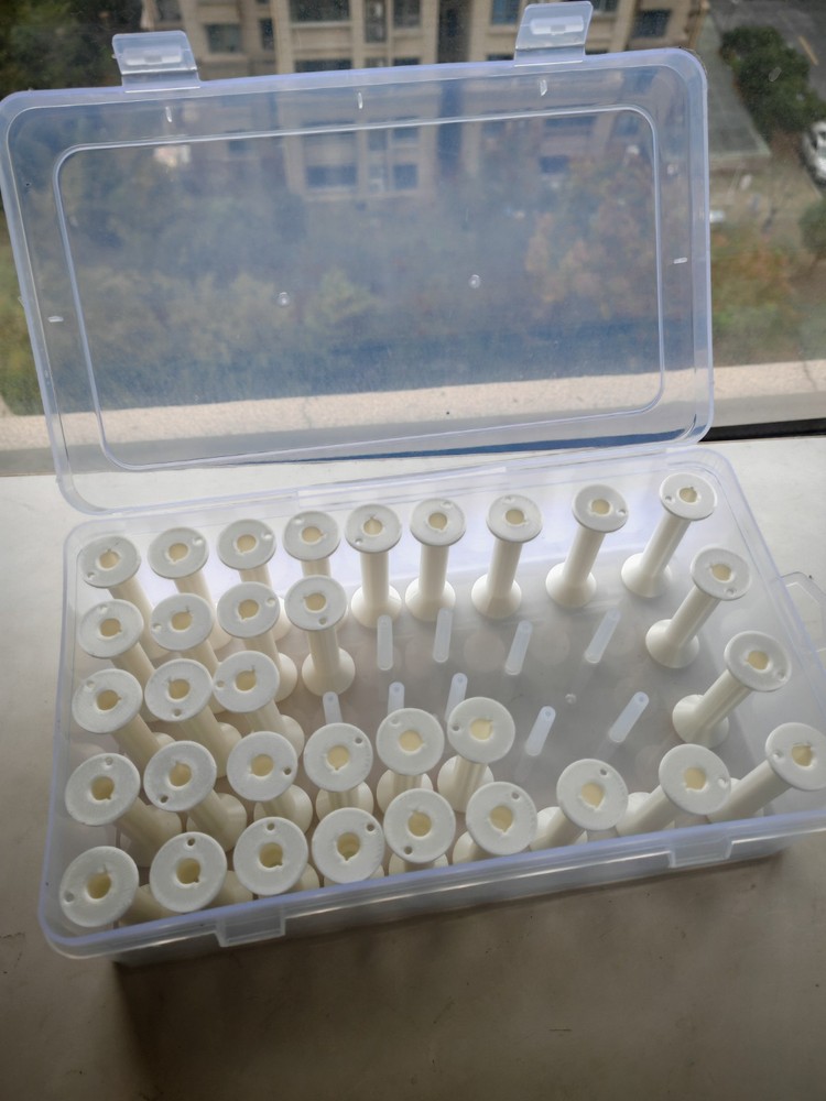 42-Piece Sewing Thread Spools Organizer Set with Clear Storage Case 3Dprint PLA