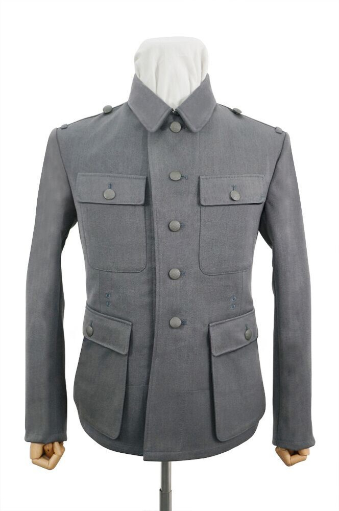 WW2 German M43 elite NCO Grey Gabardine tunic Feldbluse