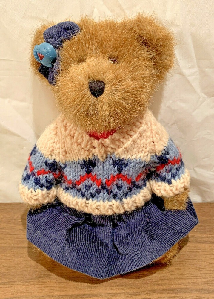 T.J’s Best Dressed BOYD’S Plush Bear “Leisel L. Burrbruin” W/  Tags
