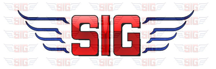 Sig Logo Graphics Decals RC Plane Airplane