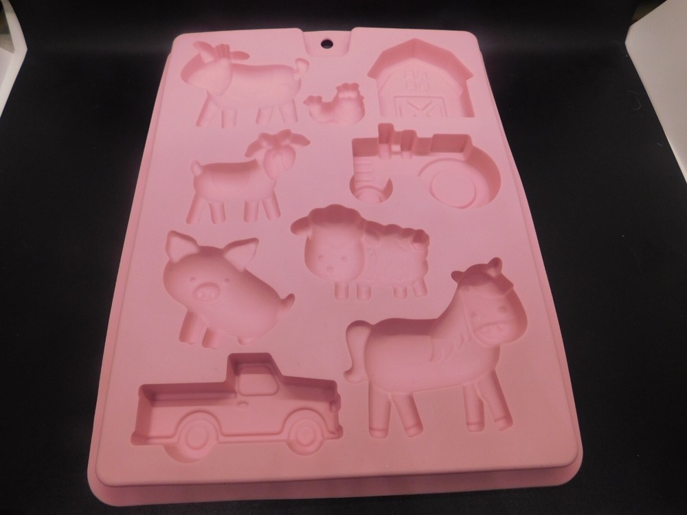 Sunny side bakery Barnyard Candy mold 9 cavities