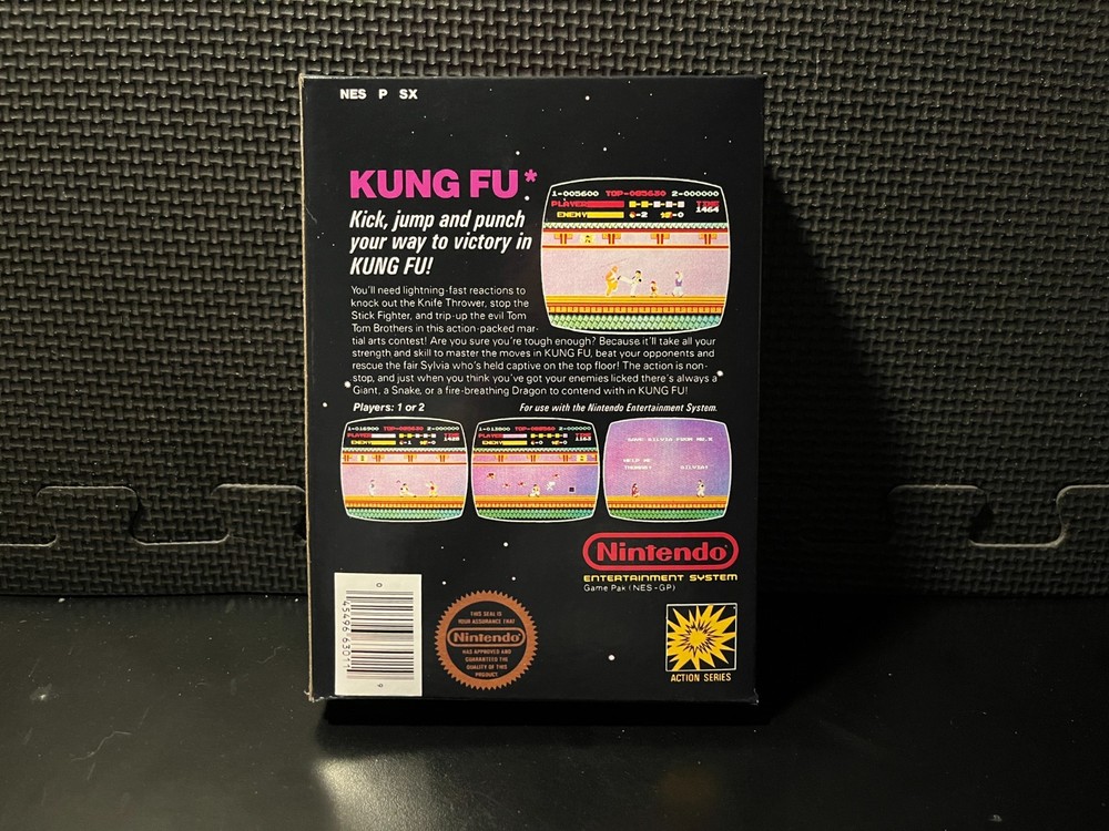 1985 Kung Fu Action - Empty custom design display box