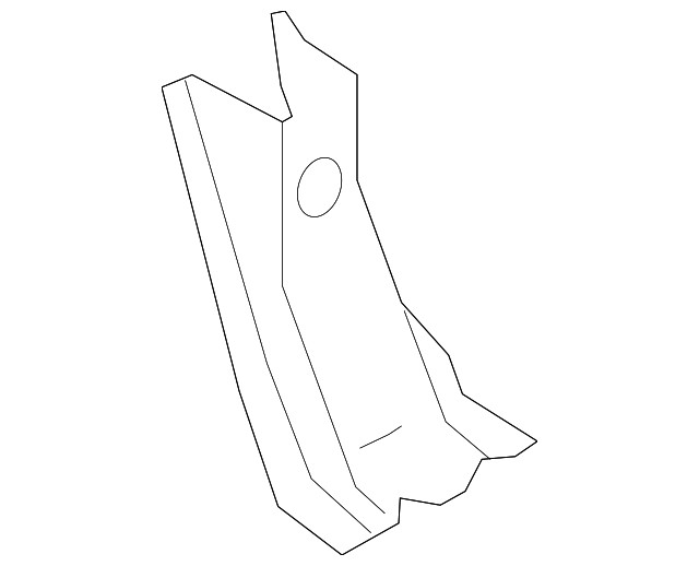 Genuine Mitsubishi Rear Floor Pan Front Bracket 5253AF56