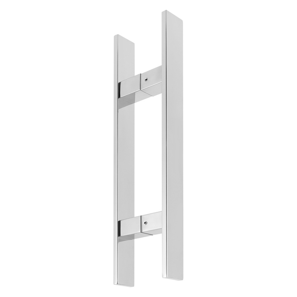 Modern Stainless Steel Double-Sided Pull Handle, H-Shaped Design