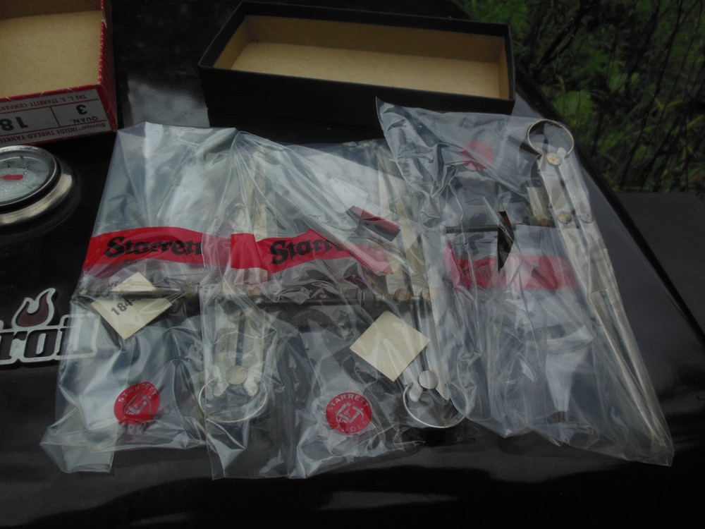 Starrett 6" inside thread yankee caliper no. 184-6 3/box