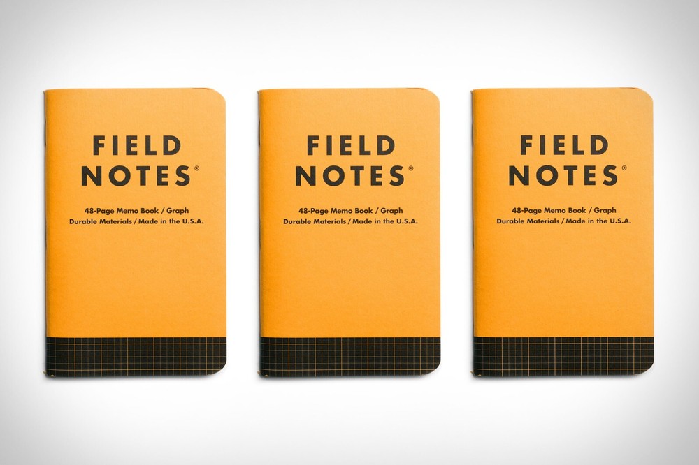 NEW/SEALED Field Notes "Utility Graph" 3-Pack (FNC-34a, Spring 2017)