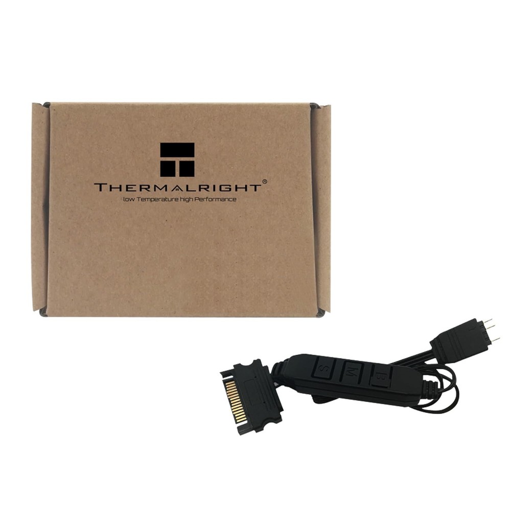 Thermalrlght A-RGB 5V Lighting Controller, Computer case Fan Black