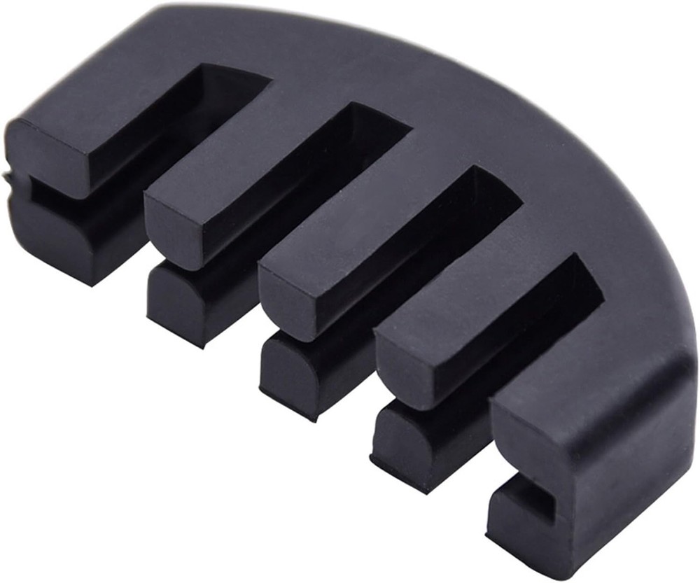Rubber 4/4 Violin Practice Mute - Quiet and Flexible Solution for Beginners
