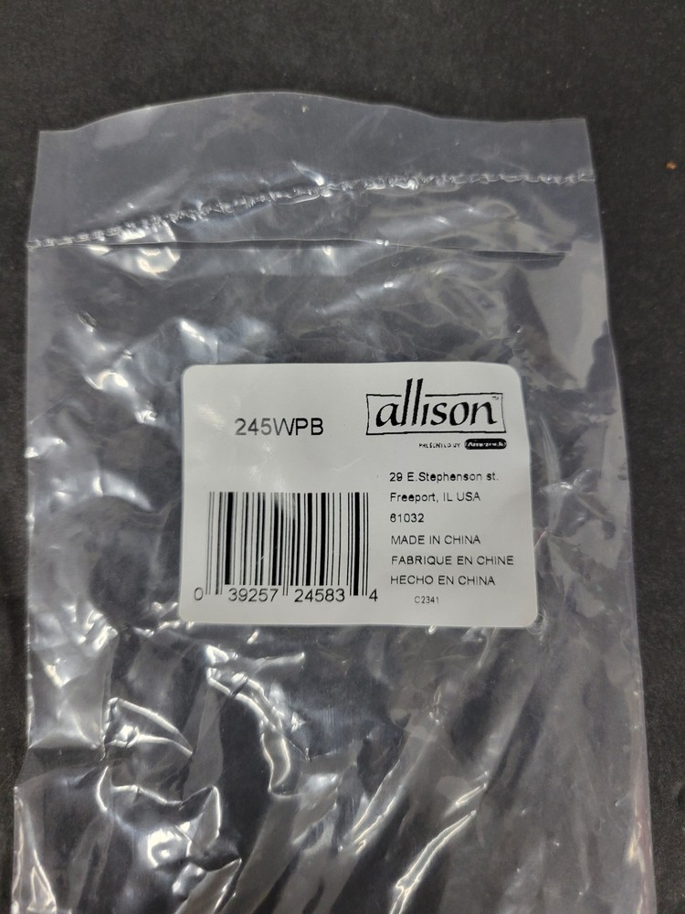 Allison Polished Brass White Insert Cabinet Door Handle Pull 245WPB Amerock