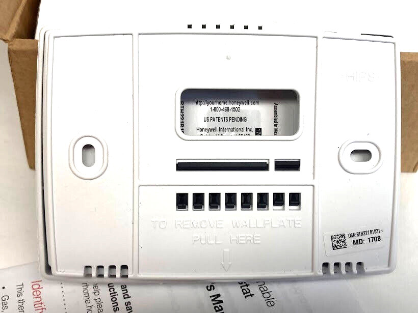 Honeywell Programmable Thermostat RTH221B1021 Open Box