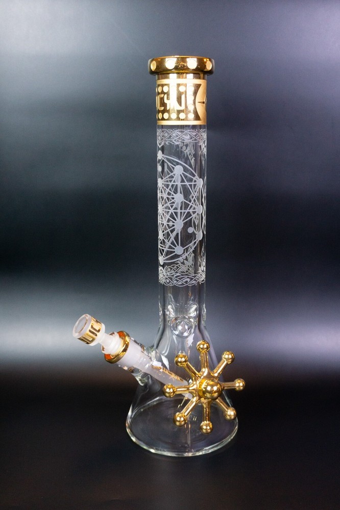 Juicy J Geometric Flow Beaker Bong