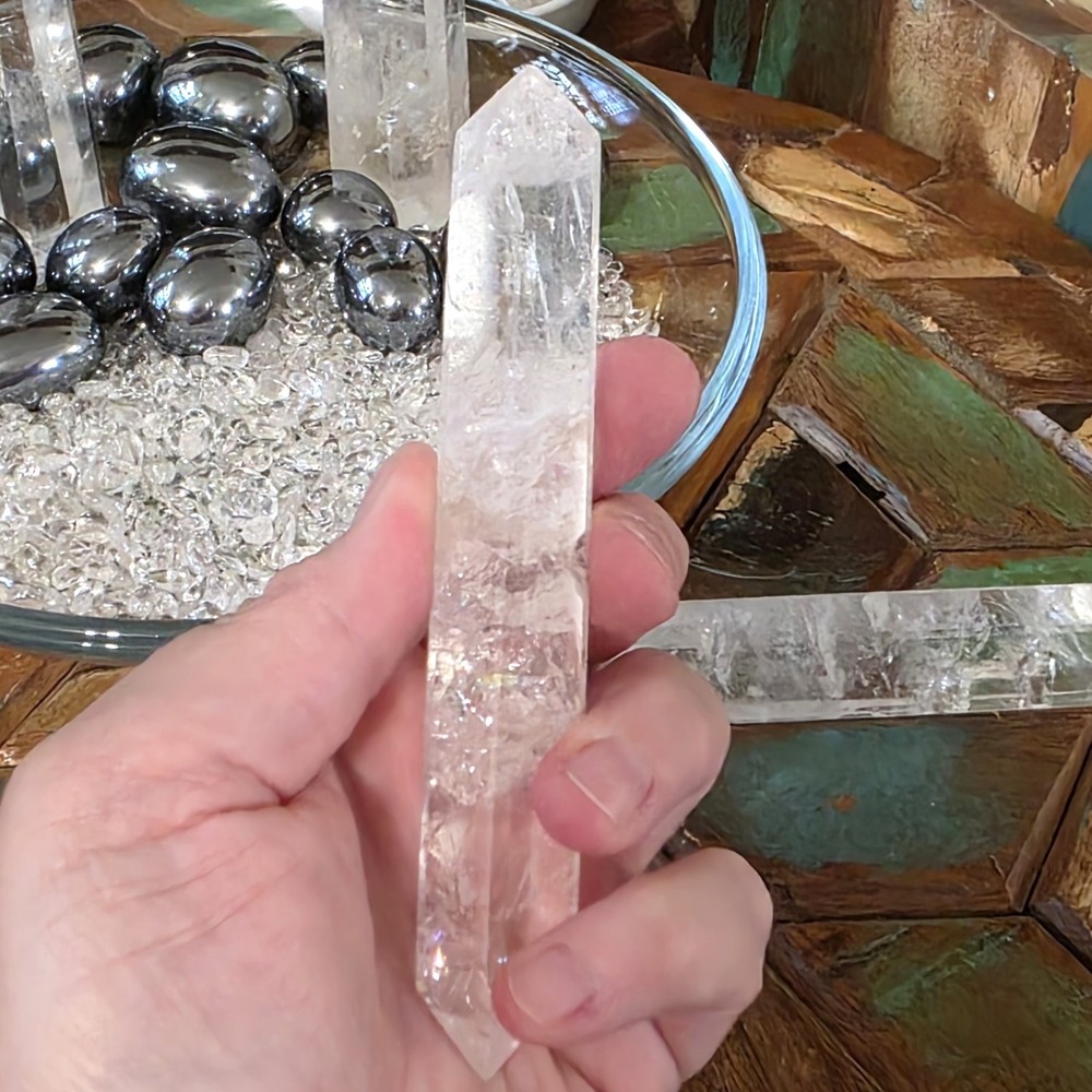 Double-Terminated Clear Quartz Wands