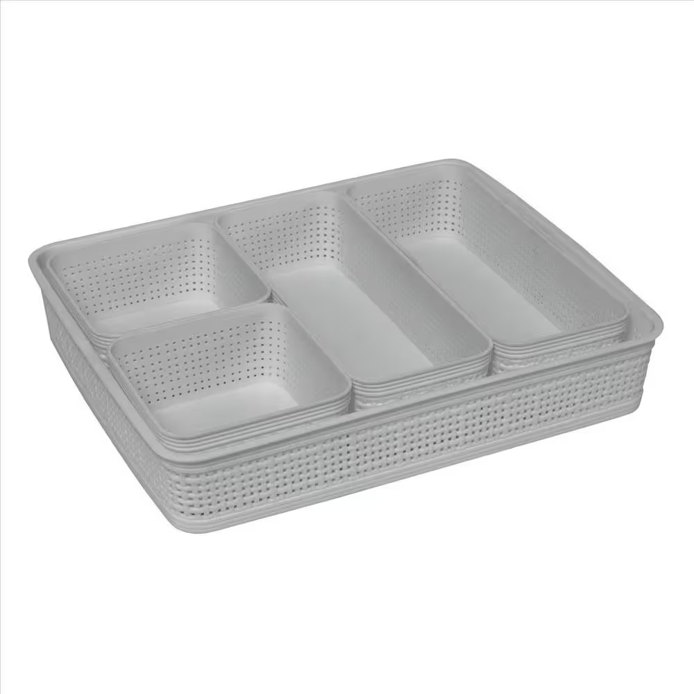5-Pack Organizing Set in Grey