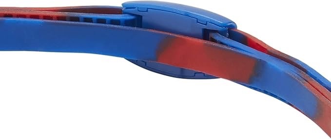 NEW Speedo HYPER FLYER Mirrored Junior Competitive Racing Goggles Blue Red