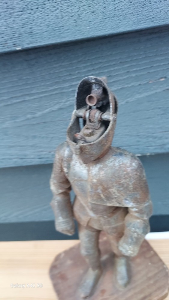 Antique figural Lighter Knight In Armor