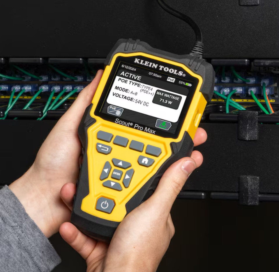 Klein Tools Scout Pro Max Network Cable Tester Remote Set Free Shipping