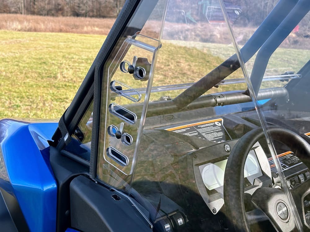 Spike Can-Am Commander Venting Poly Upper Doors Kit/Light Tint Scratch Resistant