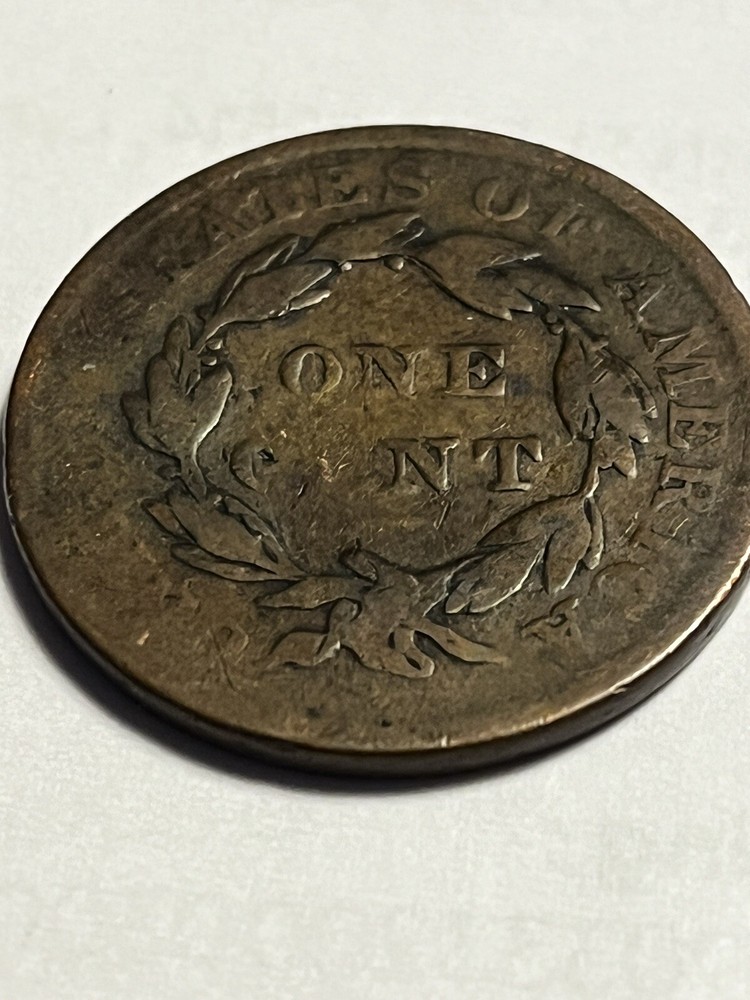 1834 large cent us coins