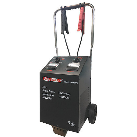 Westward 473X77 Charger,For 6/12/24V Battery,12A Input