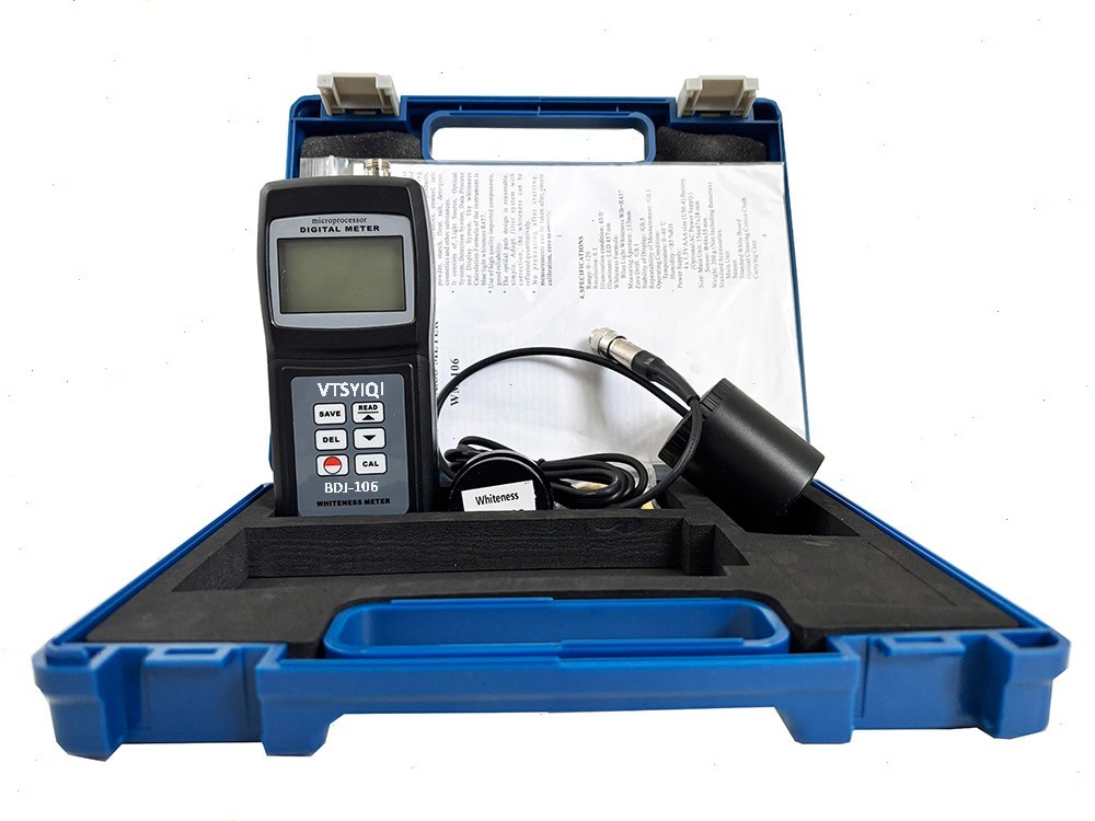 Handheld Whiteness Tester with Range 0%~120% Resolution 0.1% for Textile Paint