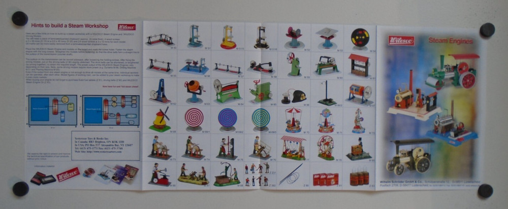 WILESCO FULL STEAM AHEAD 2000 FOLDOUT CATALOG