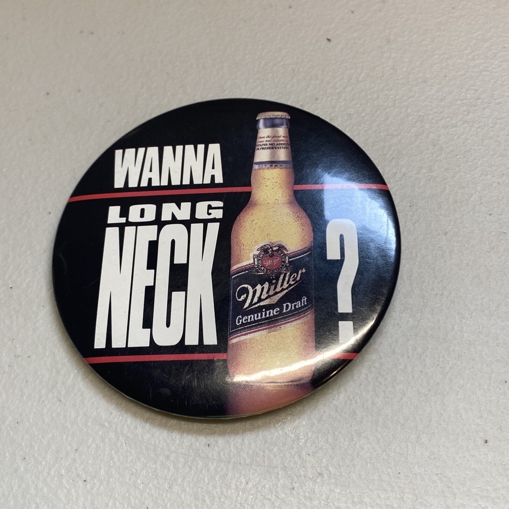 Vintage 80’s 90’s Miller Genuine Draft Pin Button