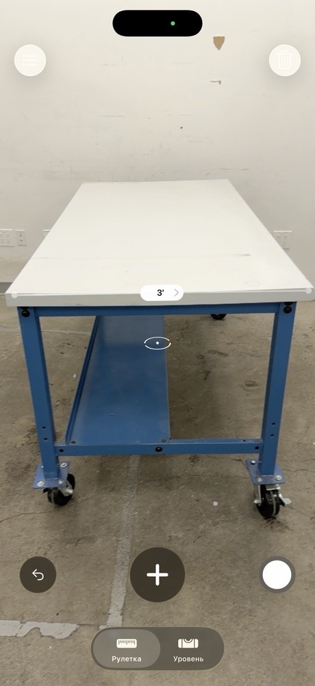 White Blue Mobile Work Bench Wheels Shelf Metal Plastic Worktop