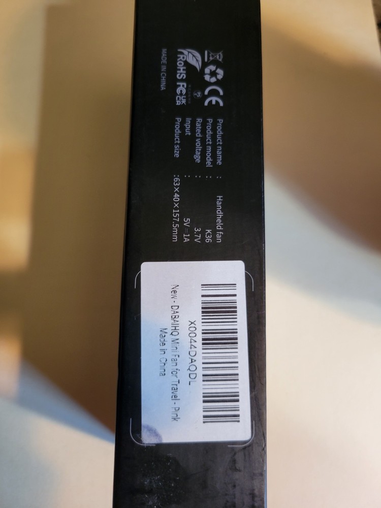 K36 Handheld Fan - Pink