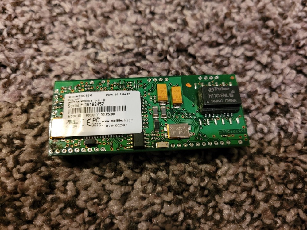 Multi-Tech MT100SEM-L-IP.R1-SP Network Modules Serial-to-Ethernet IP Device